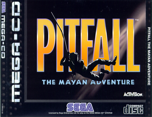 Pitfall - The Mayan Adventure (Europe) Sega CD Game Cover